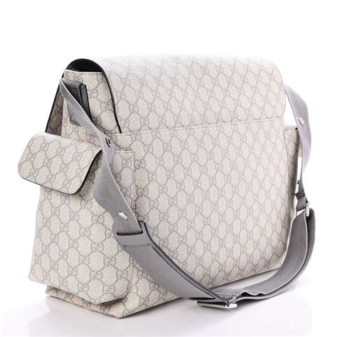 gucci gg plus monogram messenger diaper bag grey|guccissima messenger bag.